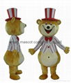 Circus Bear mascot costume