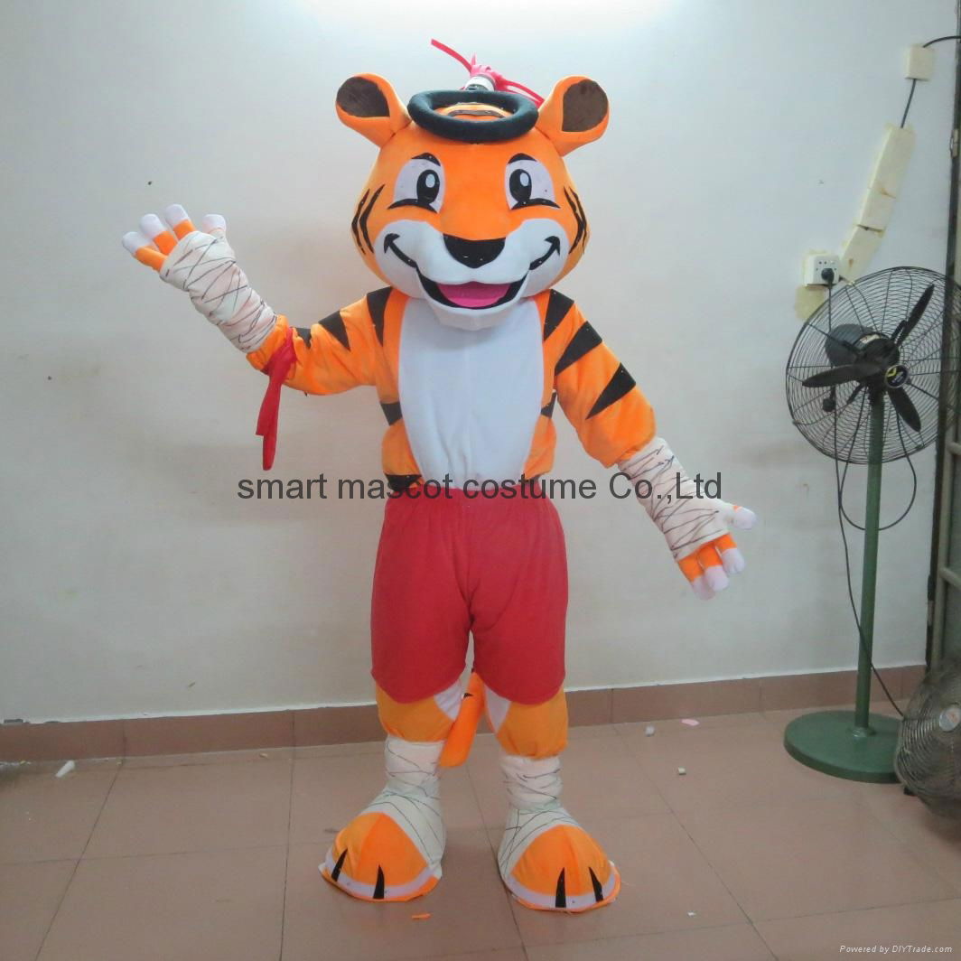 adult tiger mascot costume