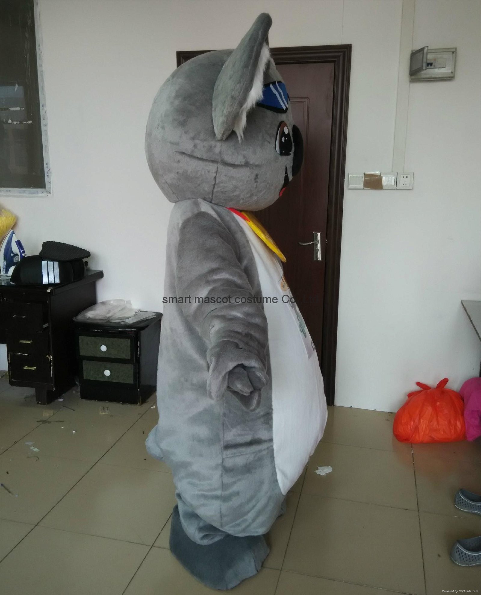 adult koala mascot costume grey koala costume 3