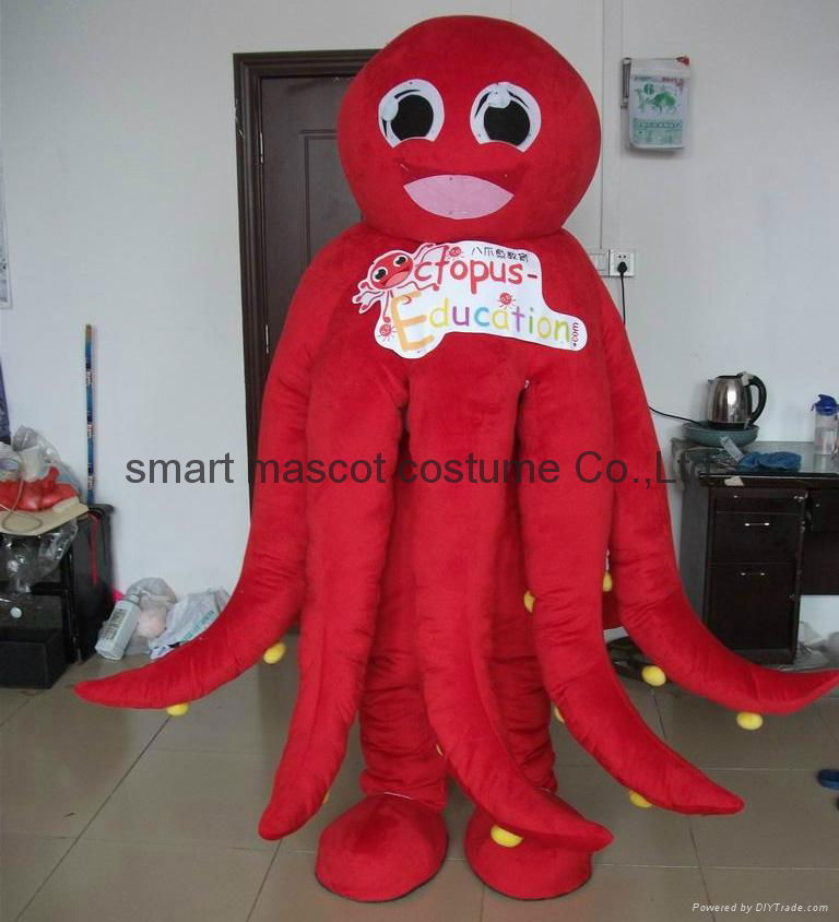 Octopus mascot costume