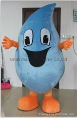 blue water mascot costume