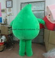 green water drop mascot costume adult water drop costume