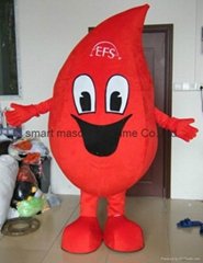 blood mascot costume