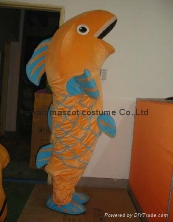 Goldfish mascot costume for adult