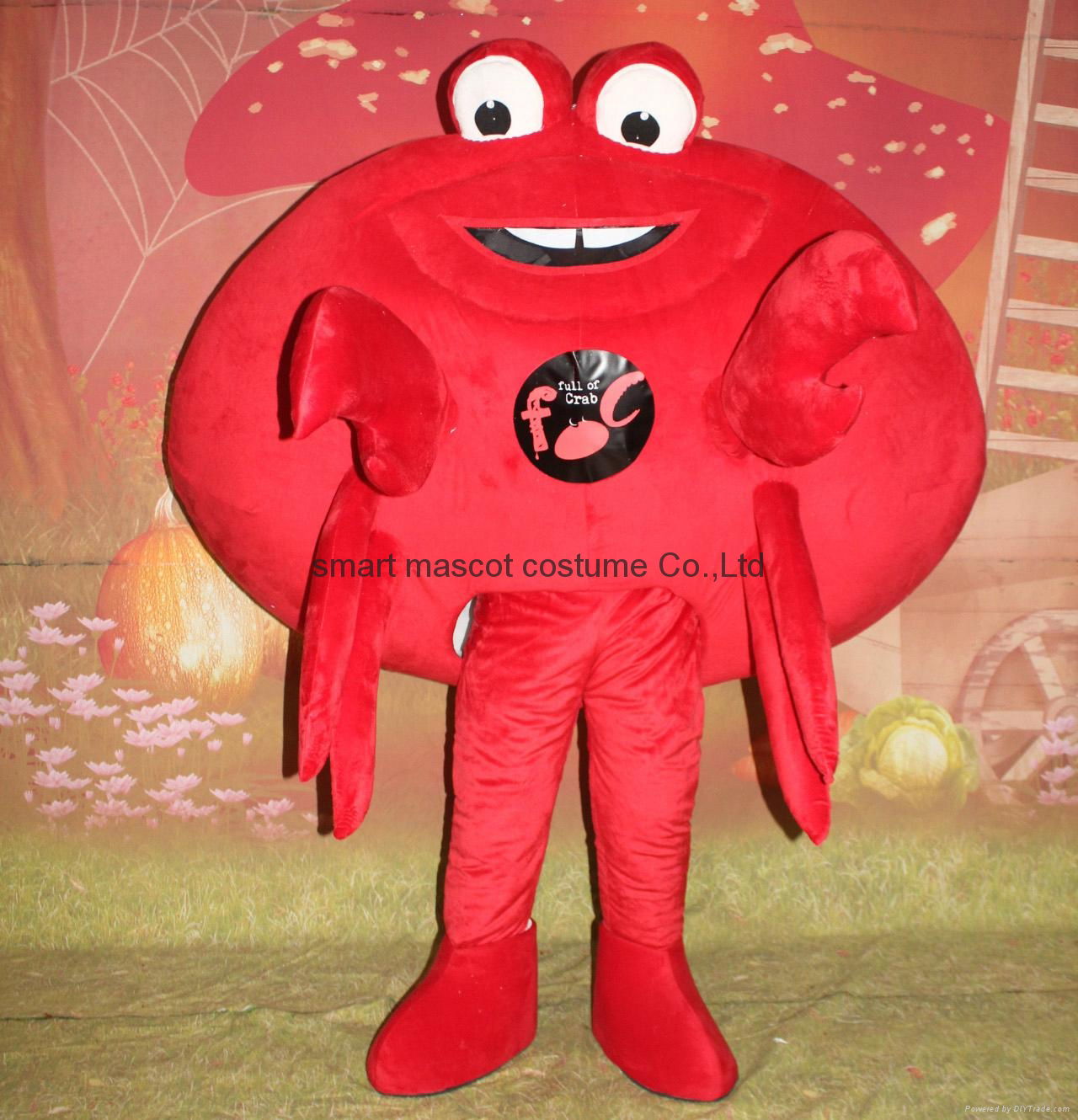 Crab mascot costume