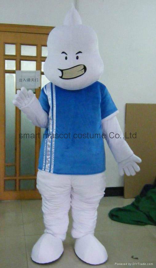 adult halloween ghost mascot costume 2