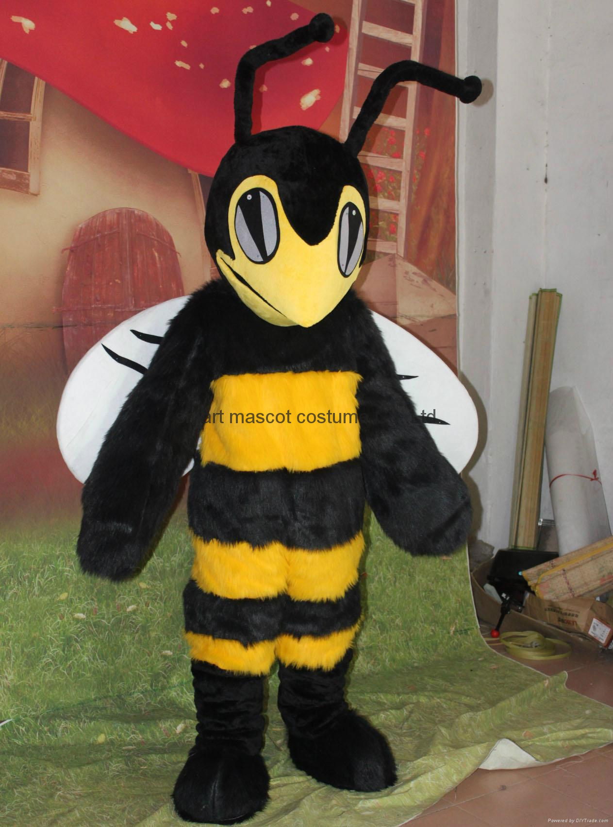 adult hornet bee mascot costume