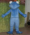 blue gecko lizard adult mascot costume