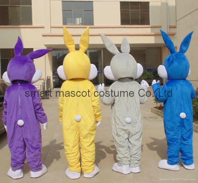 adult easter rabbit bunny mascot costume 2