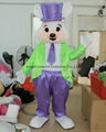 adult easter bunny mascot costume