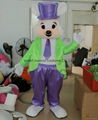 adult easter bunny mascot costume