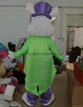 adult easter bunny mascot costume