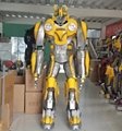 The Beatles cosplay transformers bumble bee robot costume 2