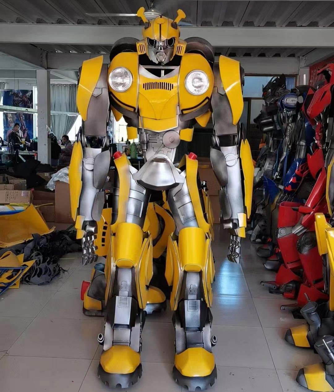 The Beatles cosplay transformers bumble bee robot costume 3