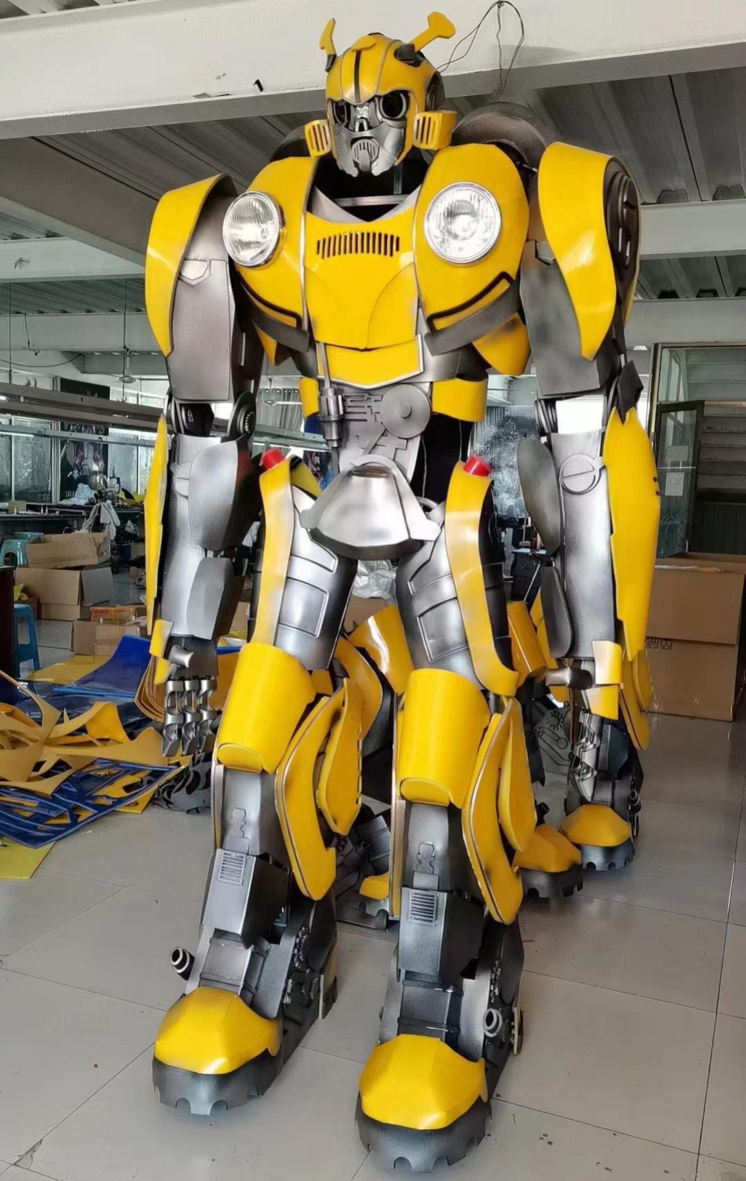 The Beatles cosplay transformers bumble bee robot costume 4