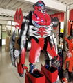 giant Mecha robot costume adult mech cosplay costume with LED lights 3