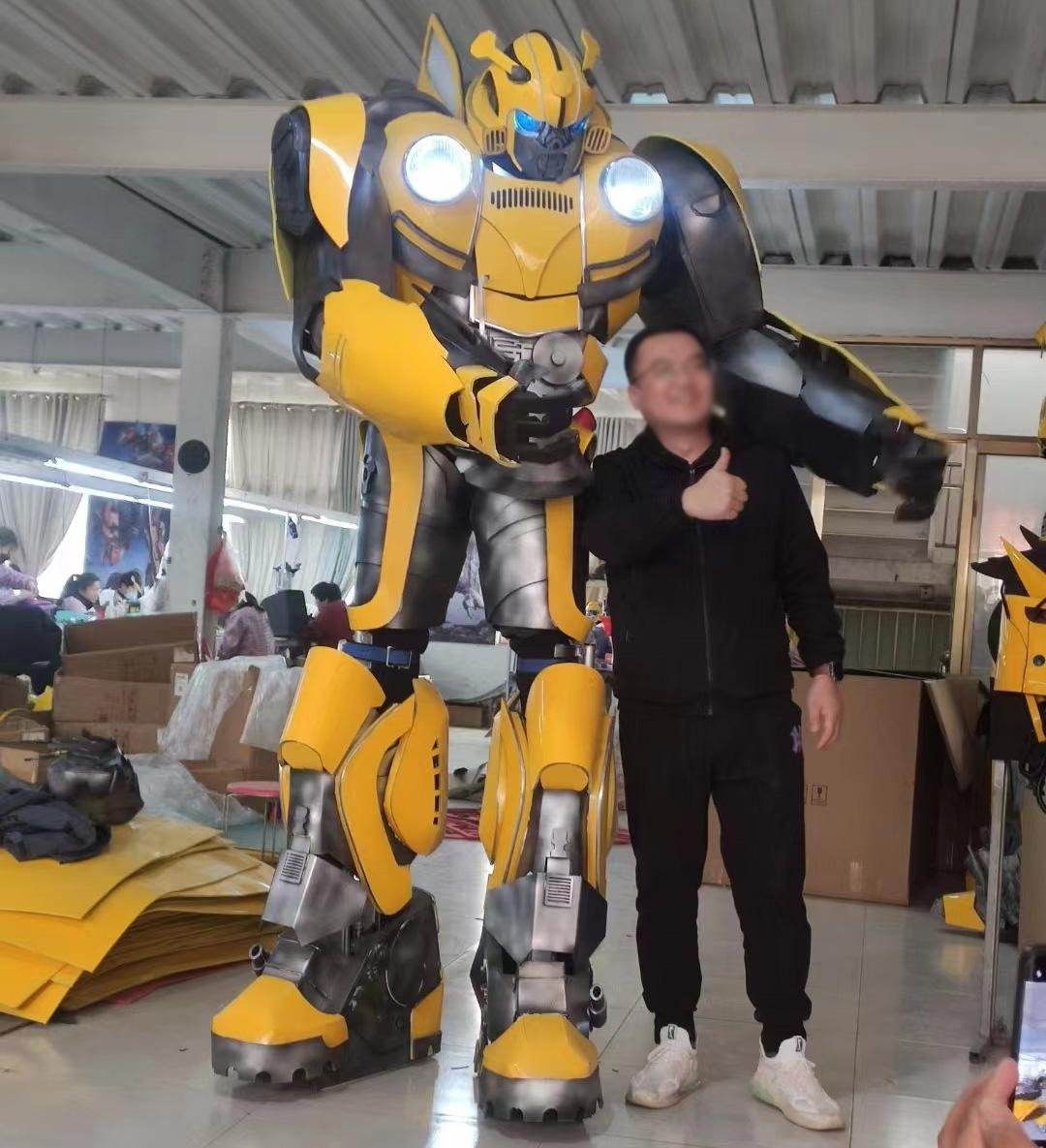 adult giant transformers bumble bee robot costume cosplay bumble bee transformer