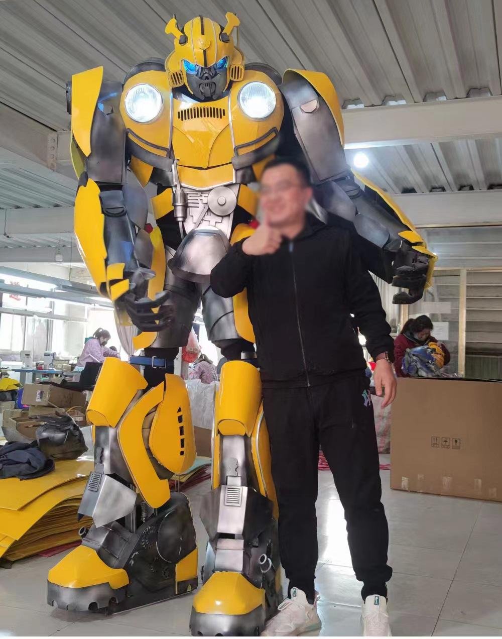 adult giant transformers bumble bee robot costume cosplay bumble bee transformer 2