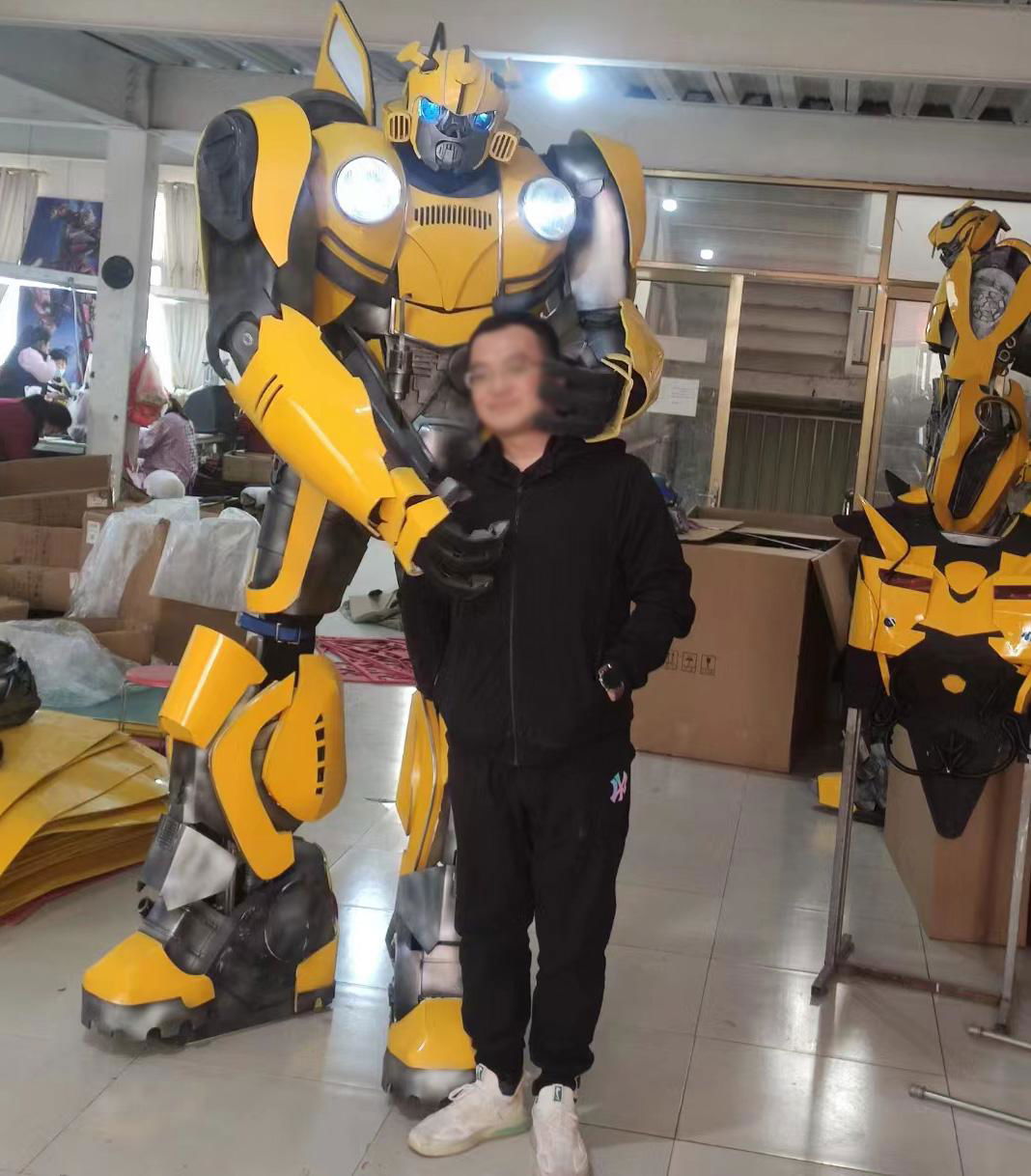 adult giant transformers bumble bee robot costume cosplay bumble bee transformer 3