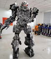 light to wear mecha robot costume for