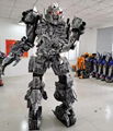 light to wear mecha robot costume for adult 