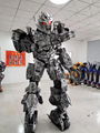 light to wear mecha robot costume for adult 