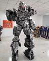 light to wear mecha robot costume for adult 