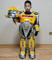 mecha suit anime robot costume with lights for kids to wear