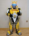 mecha suit anime robot costume with lights for kids to wear