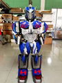 LED robot mecha cosplay costume for kids