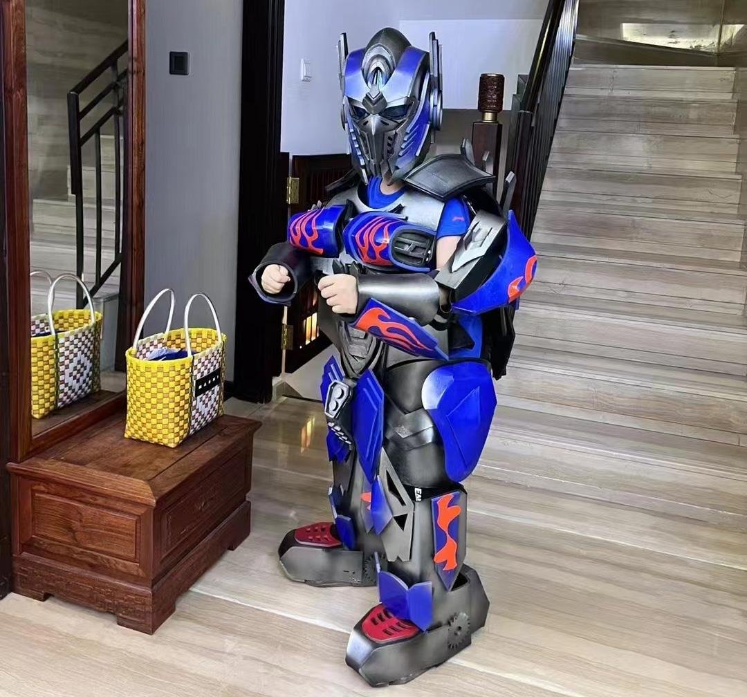 children transformers robot cosplay costume for birthday part 2