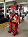 giant Mecha robot costume adult mech cosplay costume with LED lights 7