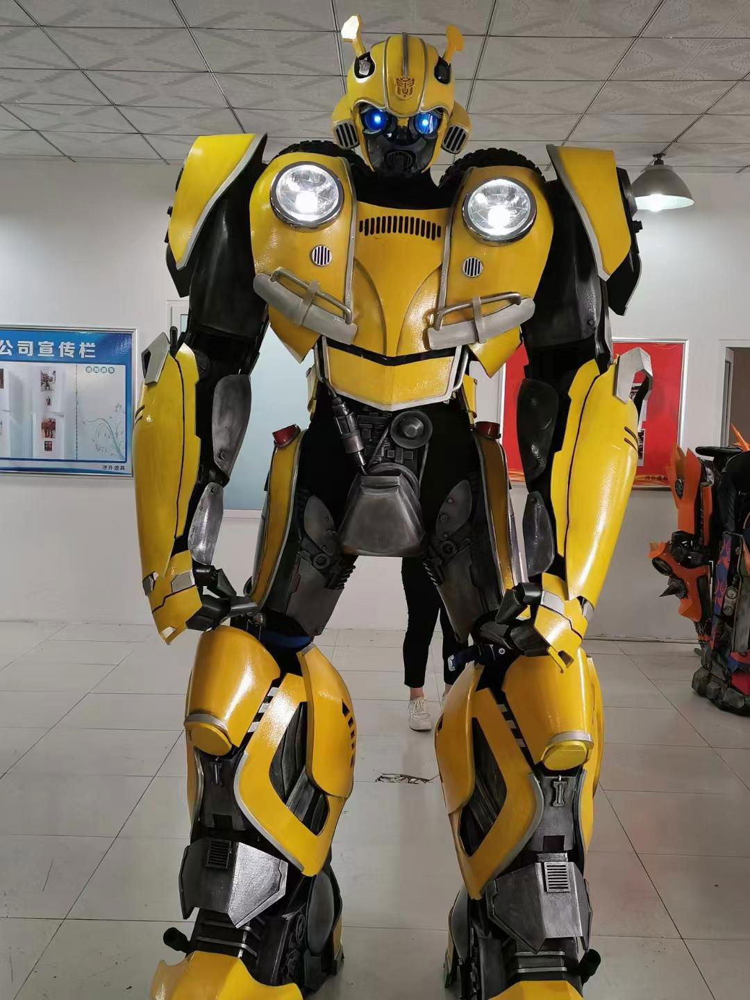 adult giant transformers bumble bee robot costume cosplay bumble bee transformer 5