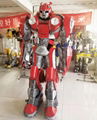 red robot mecha cosplay costume for adults