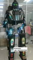 robot mecha cosplay costume with full body LED lights for adults to wear