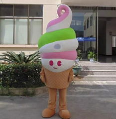 custom ice cream mascot costume