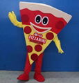 pizza slice mascot custom pizza mascot costume adult