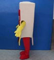 pizza slice mascot custom pizza mascot costume adult