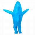 shark inflatable costume shark costume 