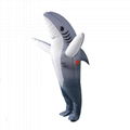 shark inflatable costume shark costume 