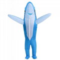 shark inflatable costume shark costume 