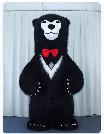 inflatable bear costume polar bear inflatable costume in white/red/brown/black 2