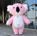 Inflatable Costume koala bear adult pink/grey/brown custom inflatable costume 4