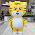 Inflatable Costume tiger furry inflatable mascot costume for adults