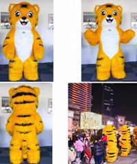 tiger mascot costune inflatable tiger suit adults