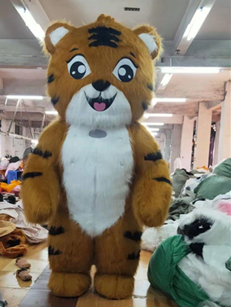 inflatable tiger mascot costume adult tiger costume 4