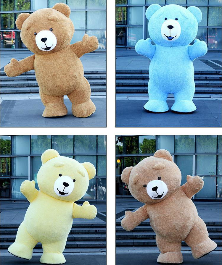 teddy bear costume bear inflatable costume adult teddy bear costumes in 20 color 4