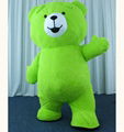 pink/purple teddy bear costume bear mascot costume inflatable teddy bear costume