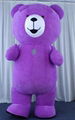 pink/purple teddy bear costume bear mascot costume inflatable teddy bear costume