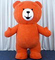 teddy bear costume man inflatable teddy bear mascot costume adult